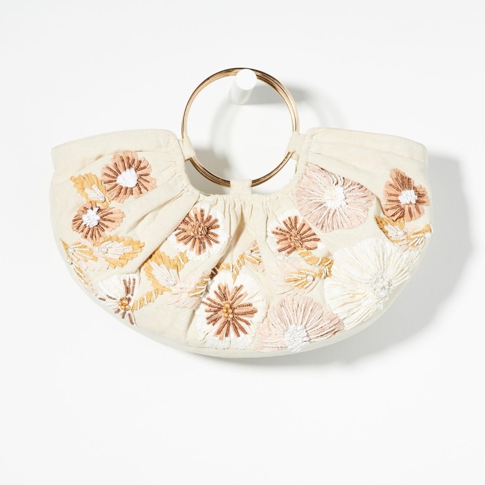 Anthropologie beaded hand bag